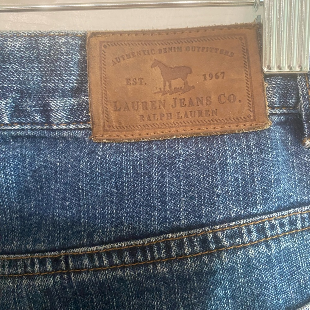 Ralph Lauren Women's Straight Leg Jeans Size 8 Mid Rise Straight Leg